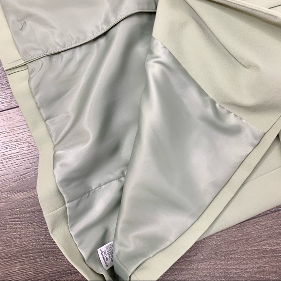 Zara Double Breasted Vest Blazer Green Size L NWT - Picture 15 of 17